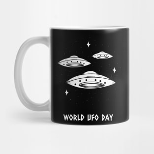 World Ufo Day - UFO, Space Mug